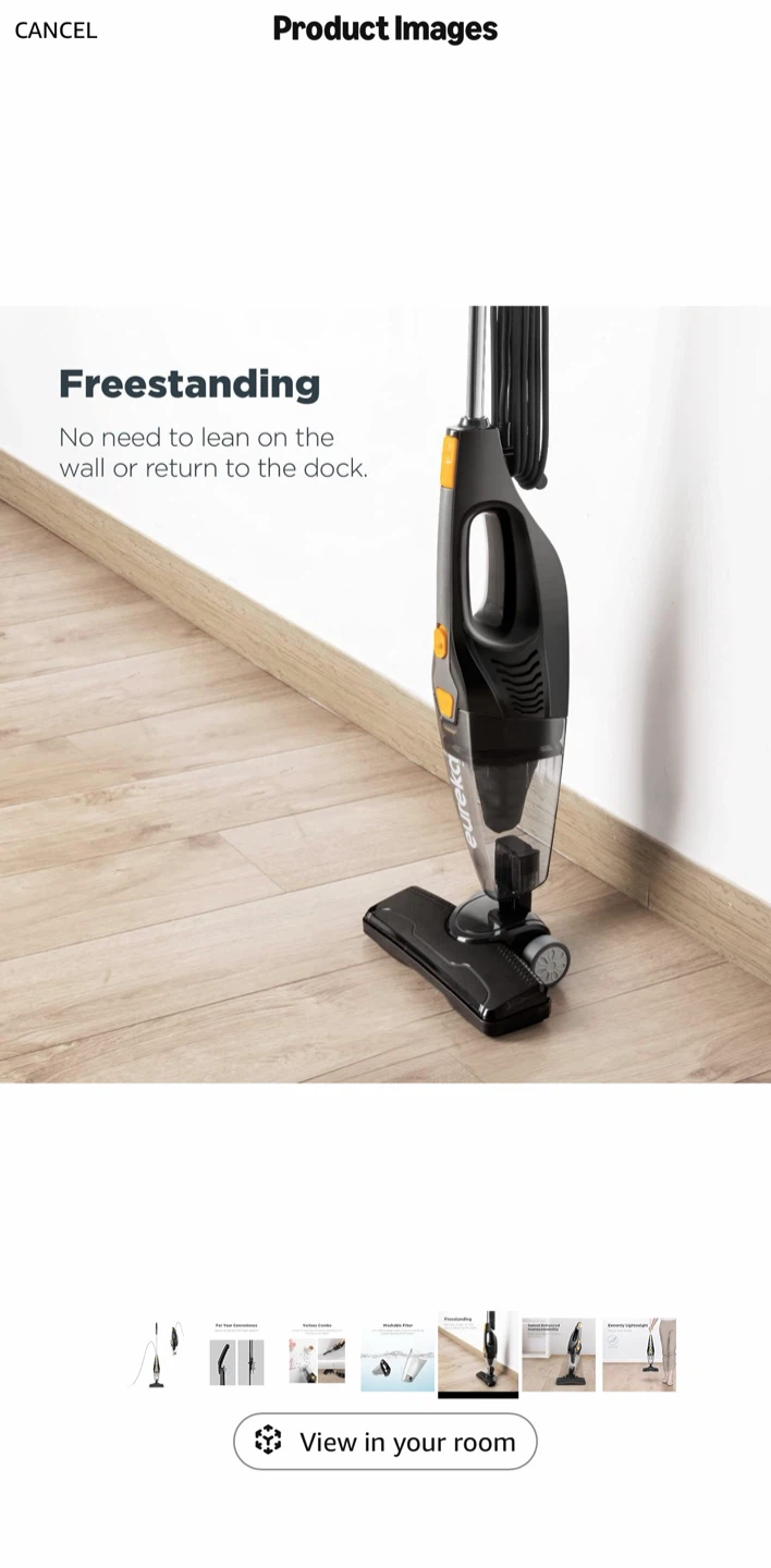 Eureka 3-in-1 Lightweight Stick Vacuum | Like New - photo 4