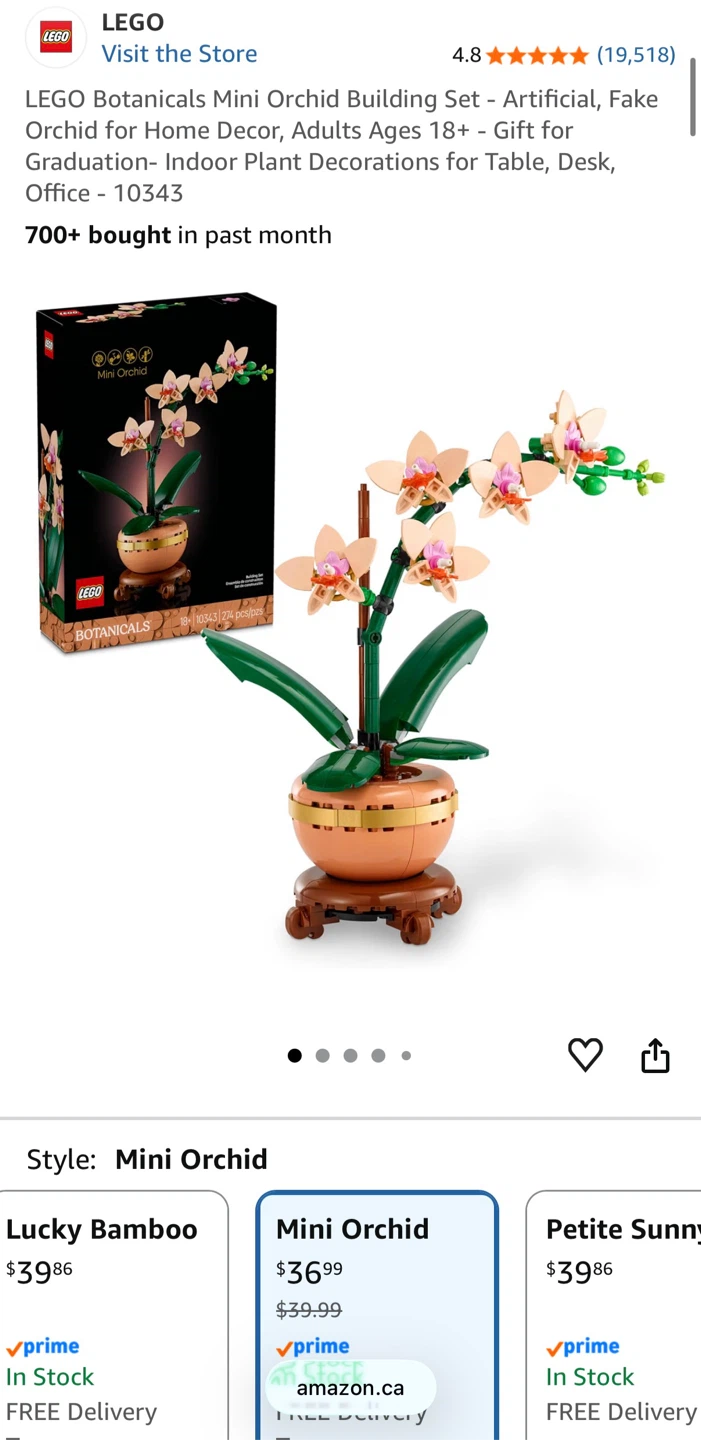 LEGO Botanicals Mini Orchid