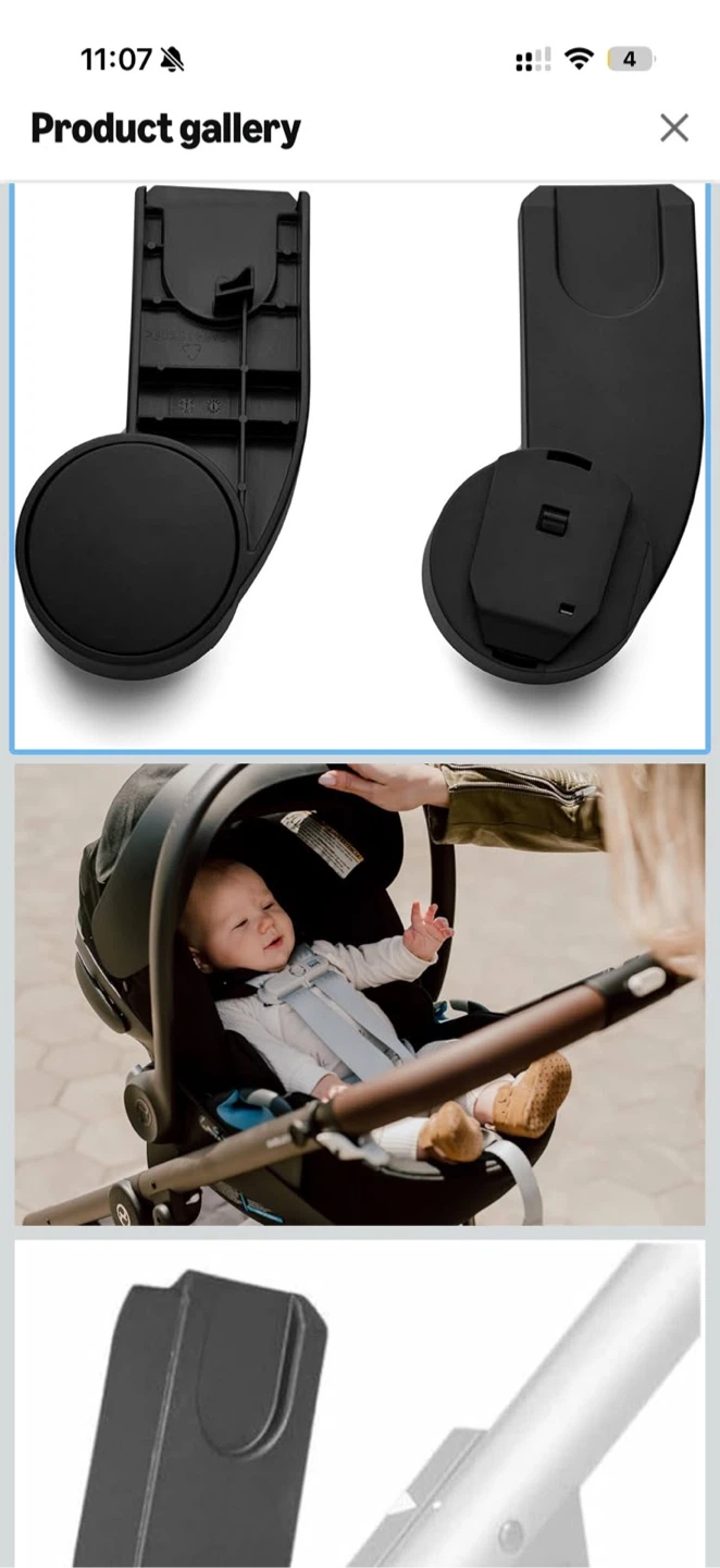 Cybex stroller adapters for car seat