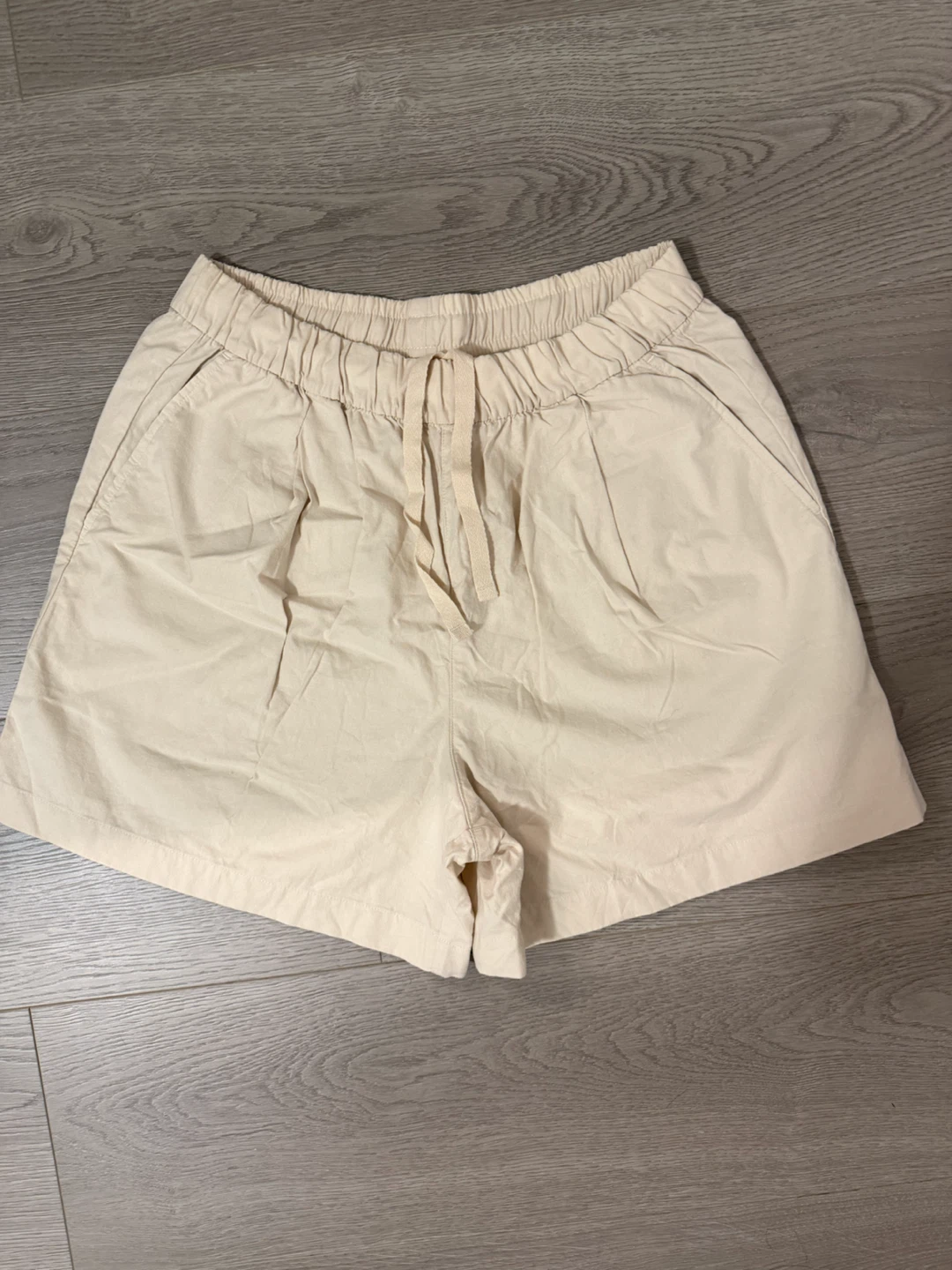 100% Cotton Uniqlo Beige Shorts - photo 3
