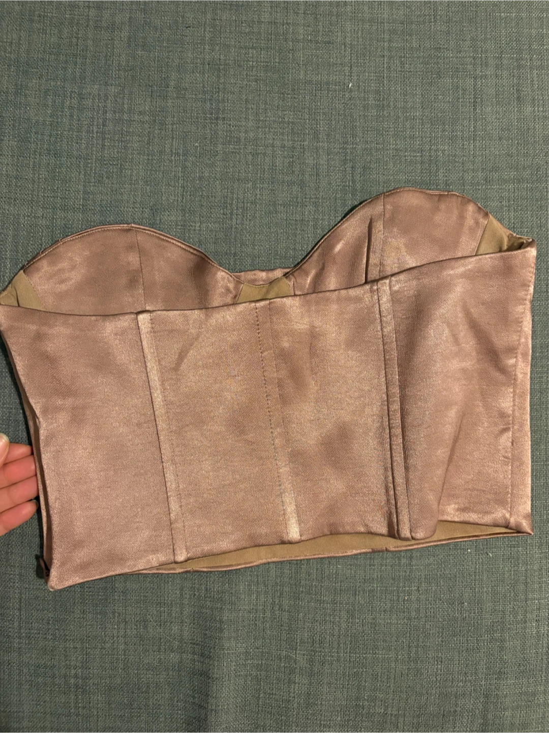 Zara satin Corset Top fits S - photo 4