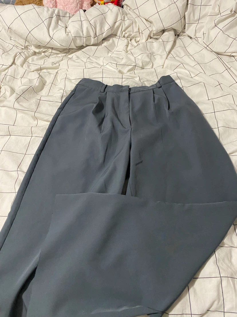 Bluenote Wide Leg Pants - Grey L/G
