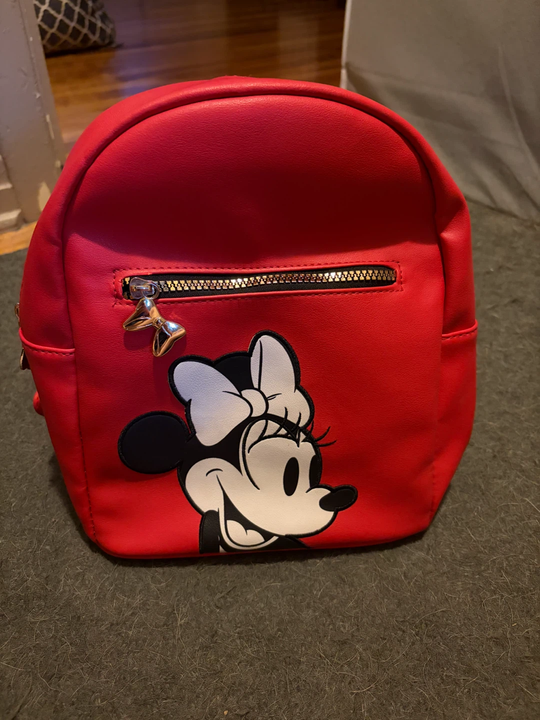 Red Minnie Mouse Mini Backpack
