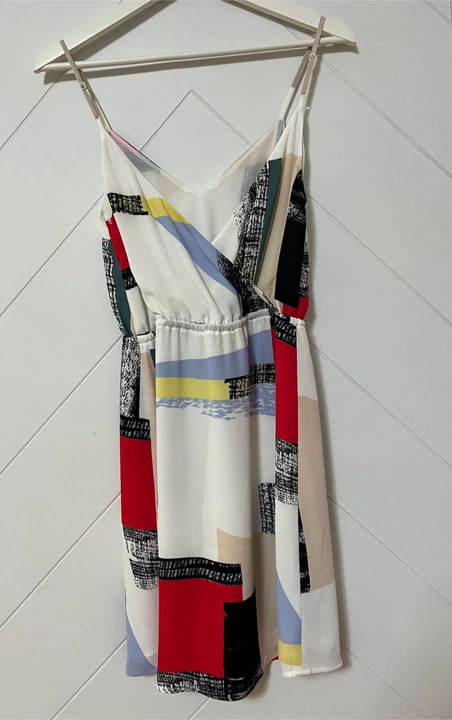 Babaton Multi-Colour Abstract Print Dress - Size 10 - photo 3