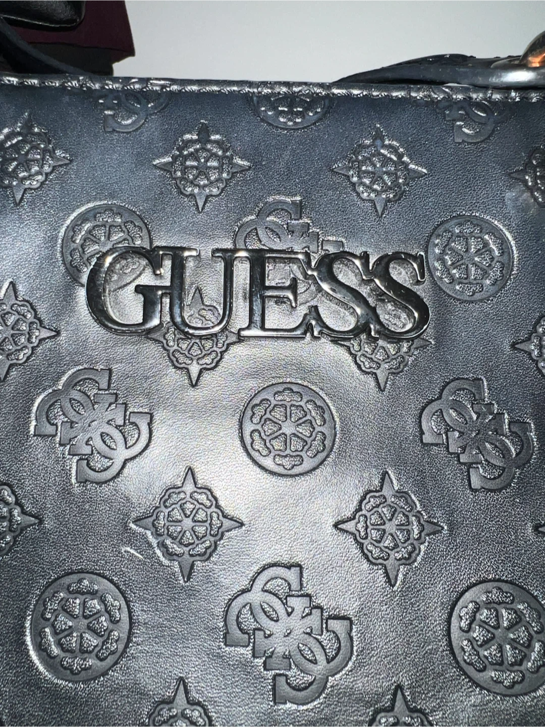 Guess Black Monogram Tote Bag - photo 5