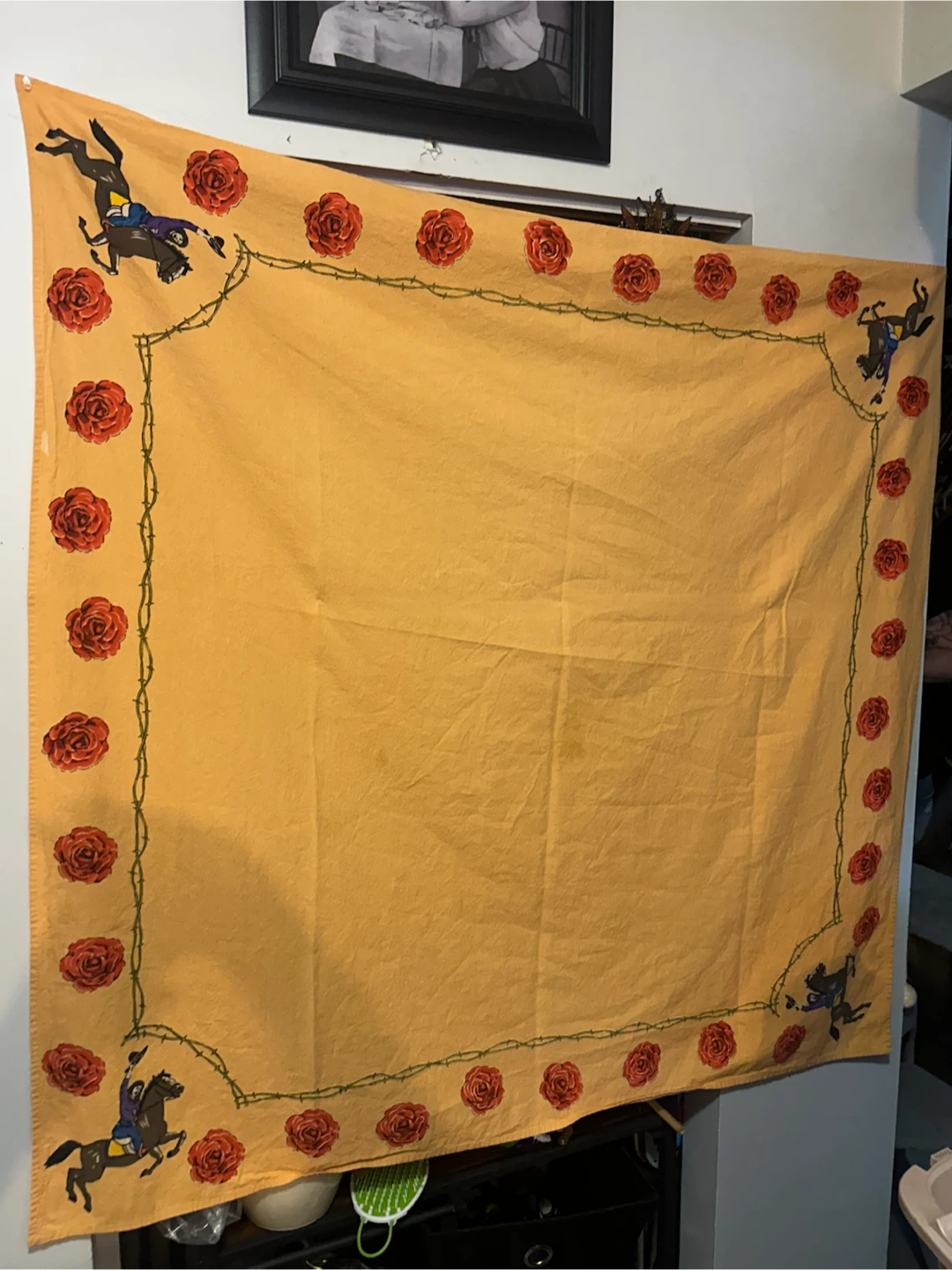 Vintage Marble Canyon Western Themed Table Cloth