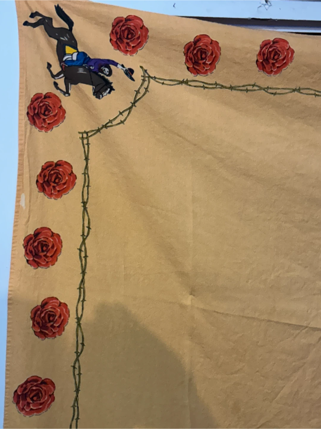 Vintage Marble Canyon Western Themed Table Cloth - photo 2