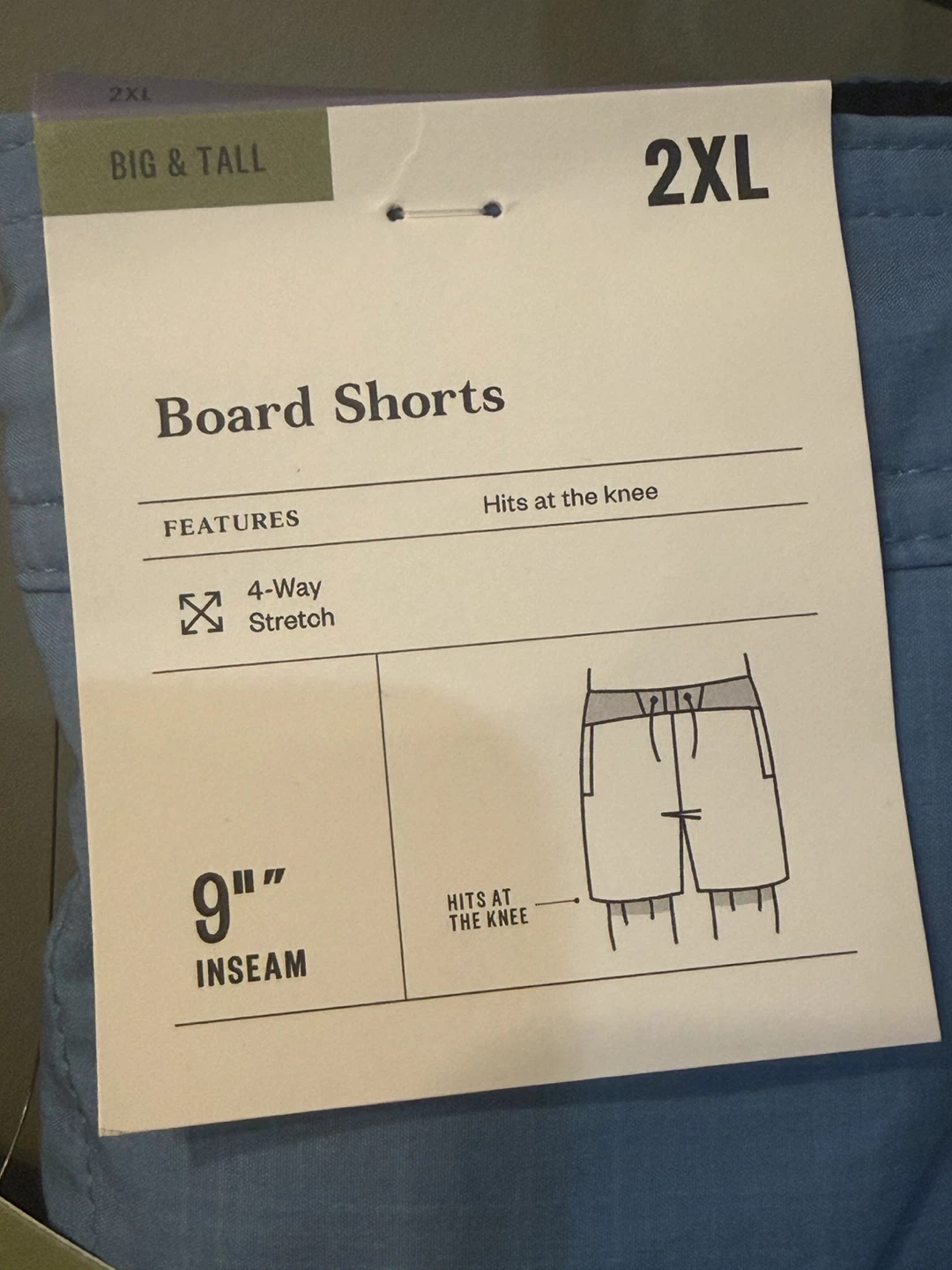 Men’s NWT Goodfellow & Co Board Swim Shorts 2XL - photo 2
