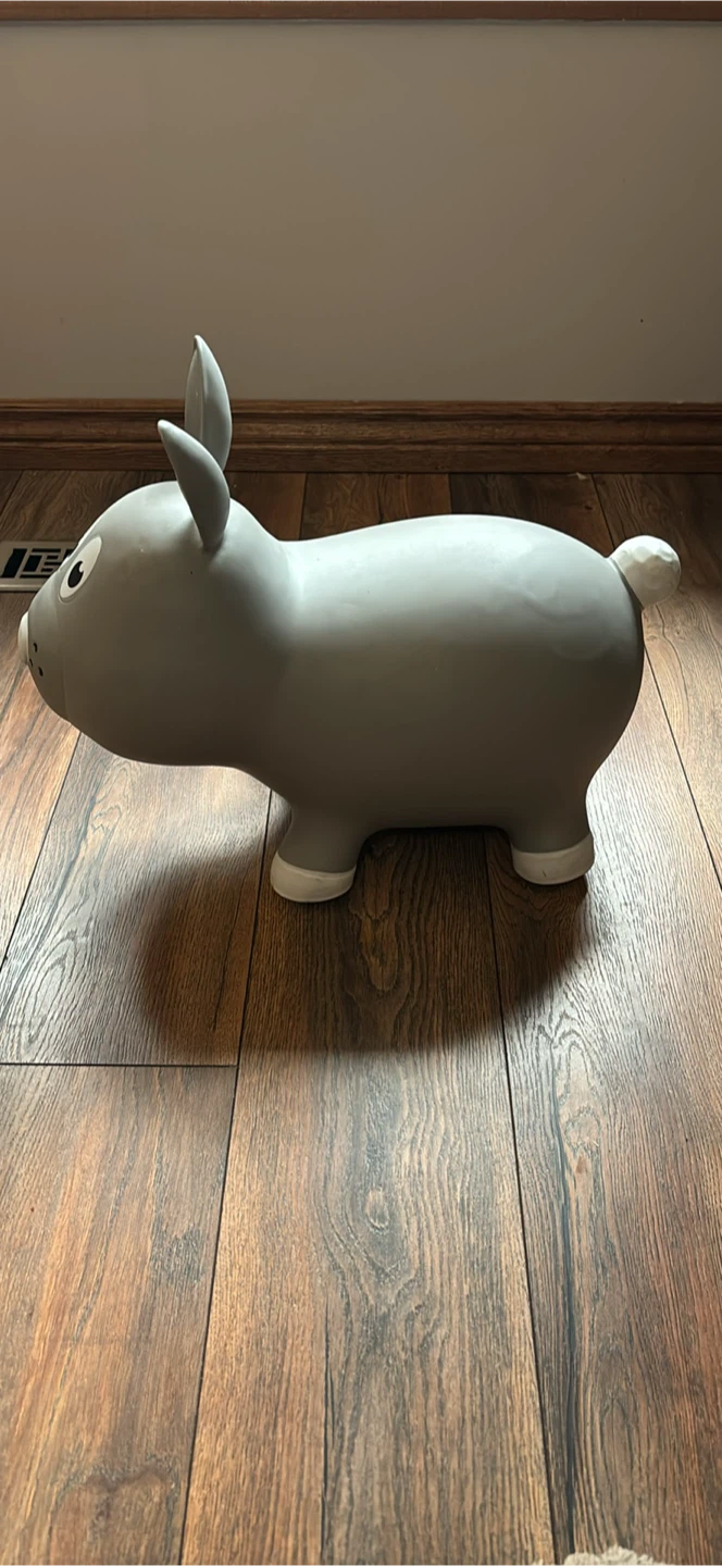 Grey Bunny Hopper Ball