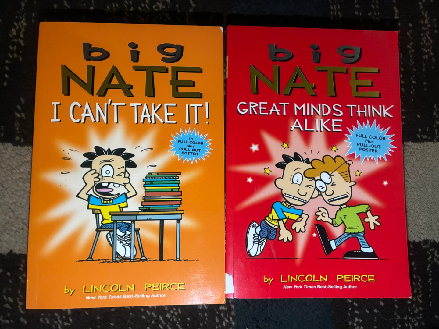 Big Nate Books: I Can't Take It! & Great Minds Think Alike