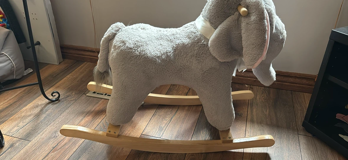 Plush Elephant Rocking Horse - photo 4