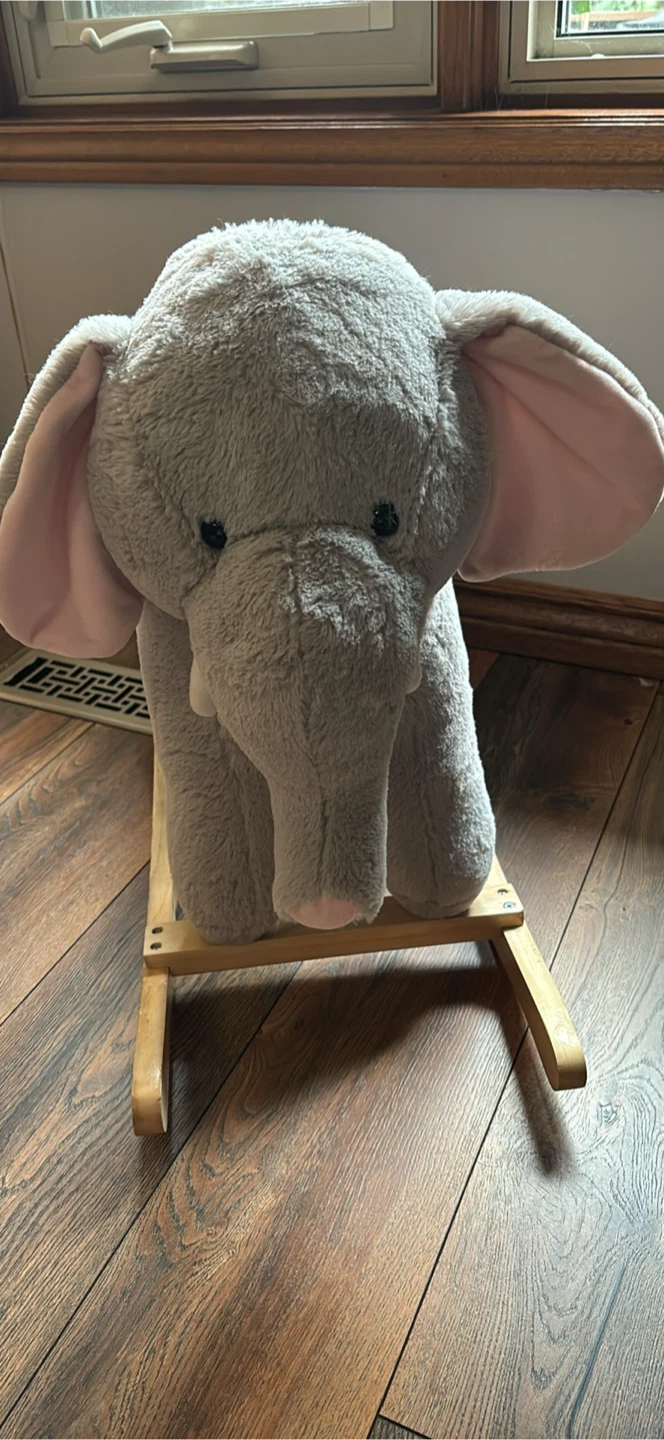 Plush Elephant Rocking Horse - photo 5