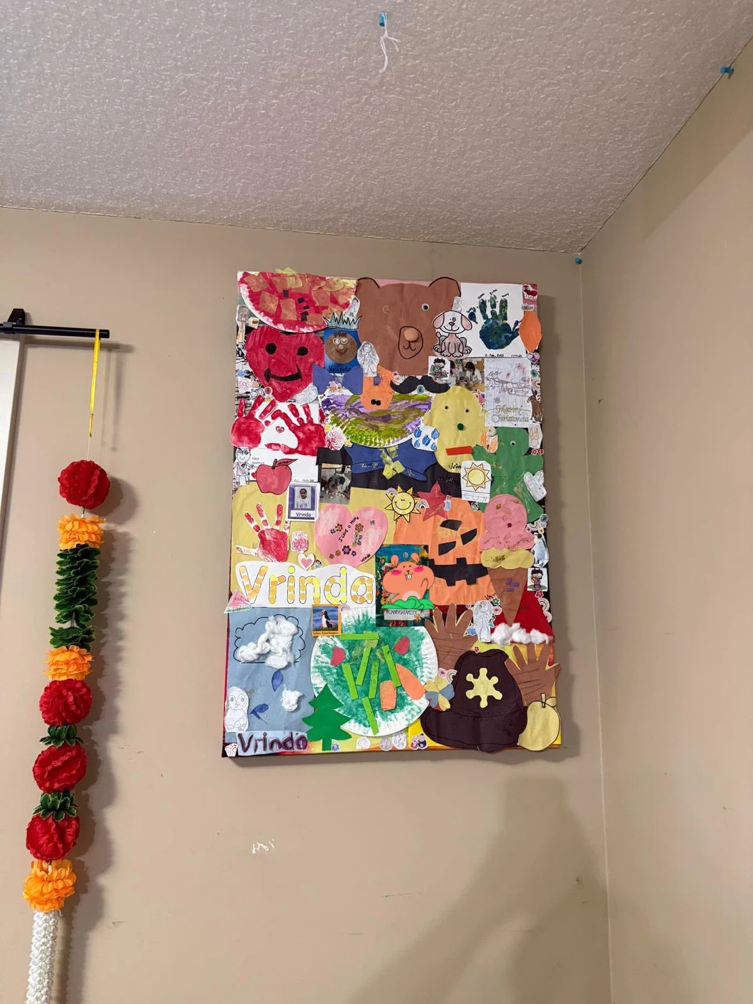Handmade Children's Artwork Collage
