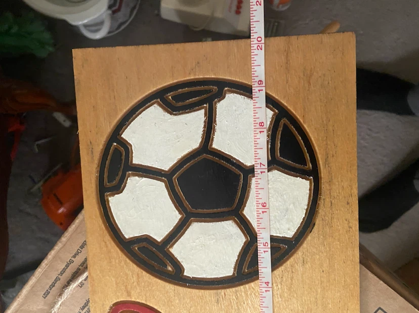 Wooden Portugal Soccer Sign - photo 2