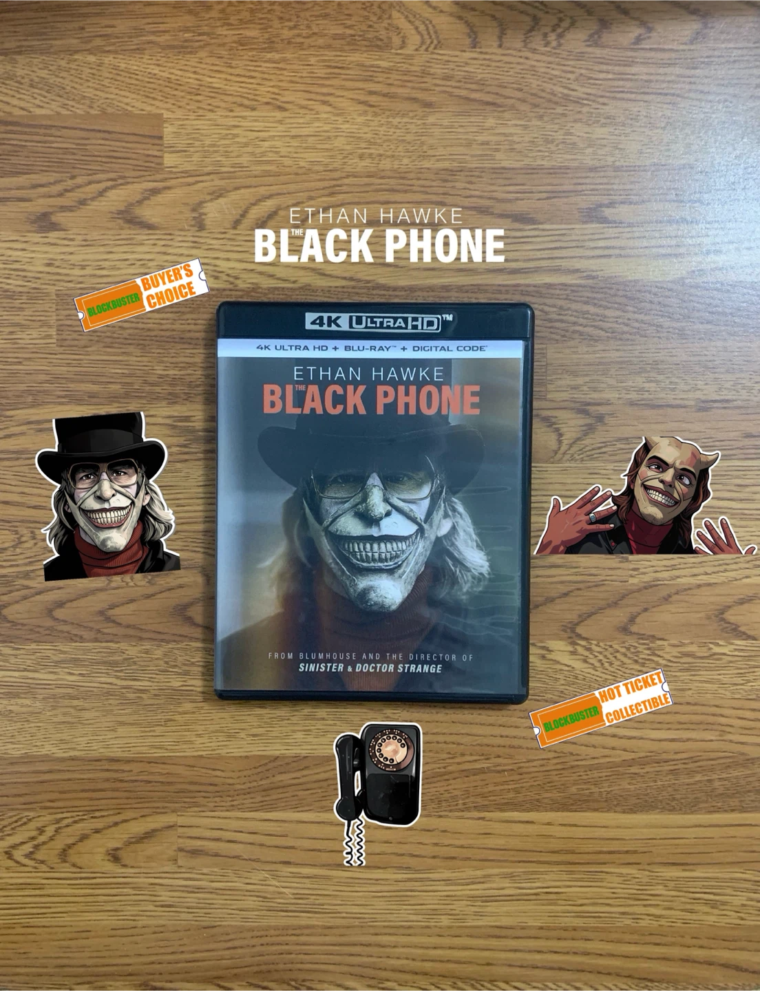 The Black Phone 4K UHD Blu-ray Combo Pack