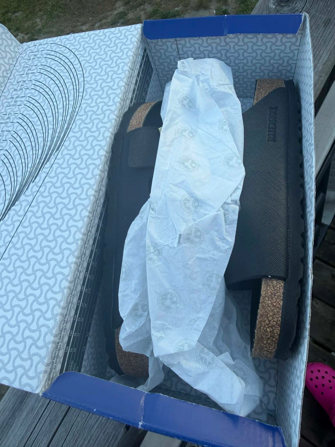 Birkenstock Arizona Black Sandals Size 6 - photo 3