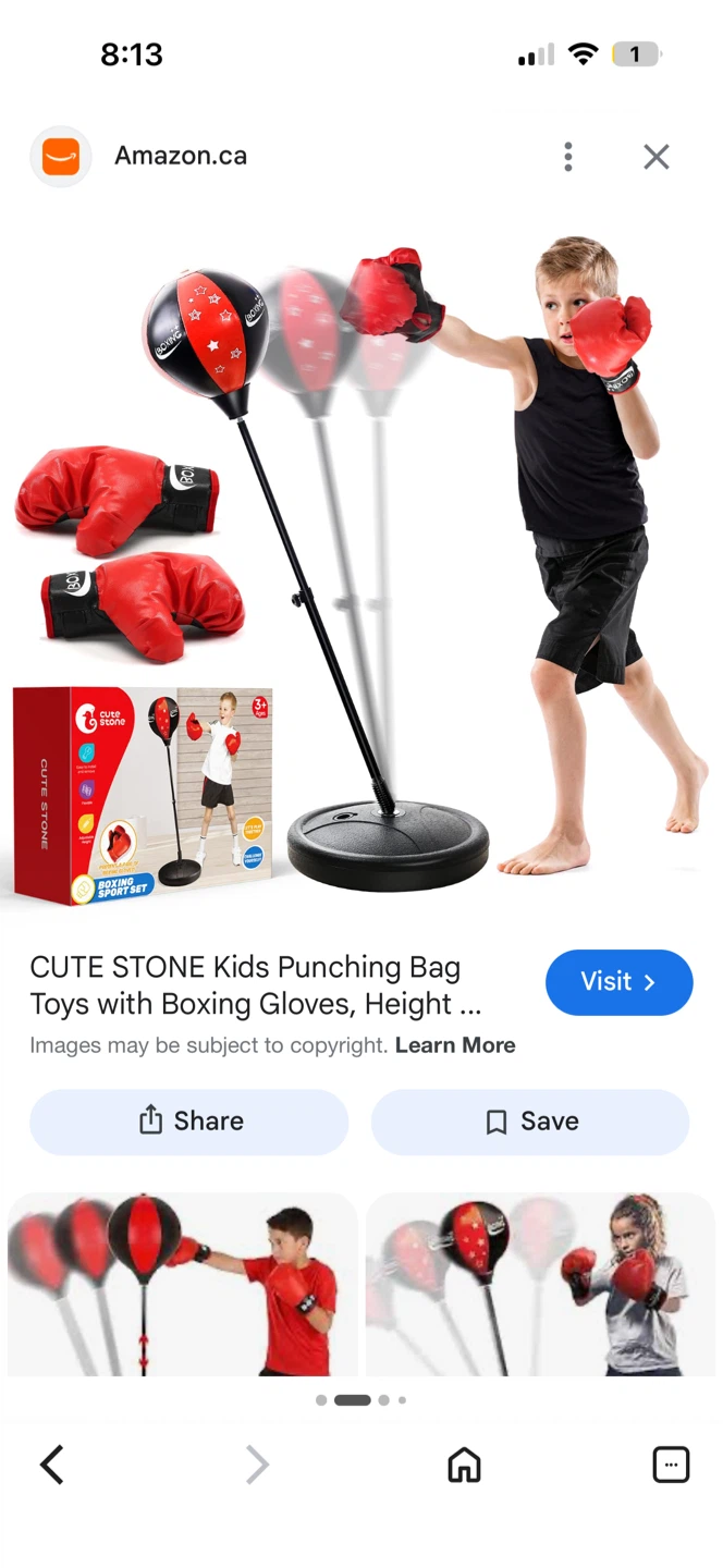CUTE STONE Kids Boxing Sport Set - photo 2