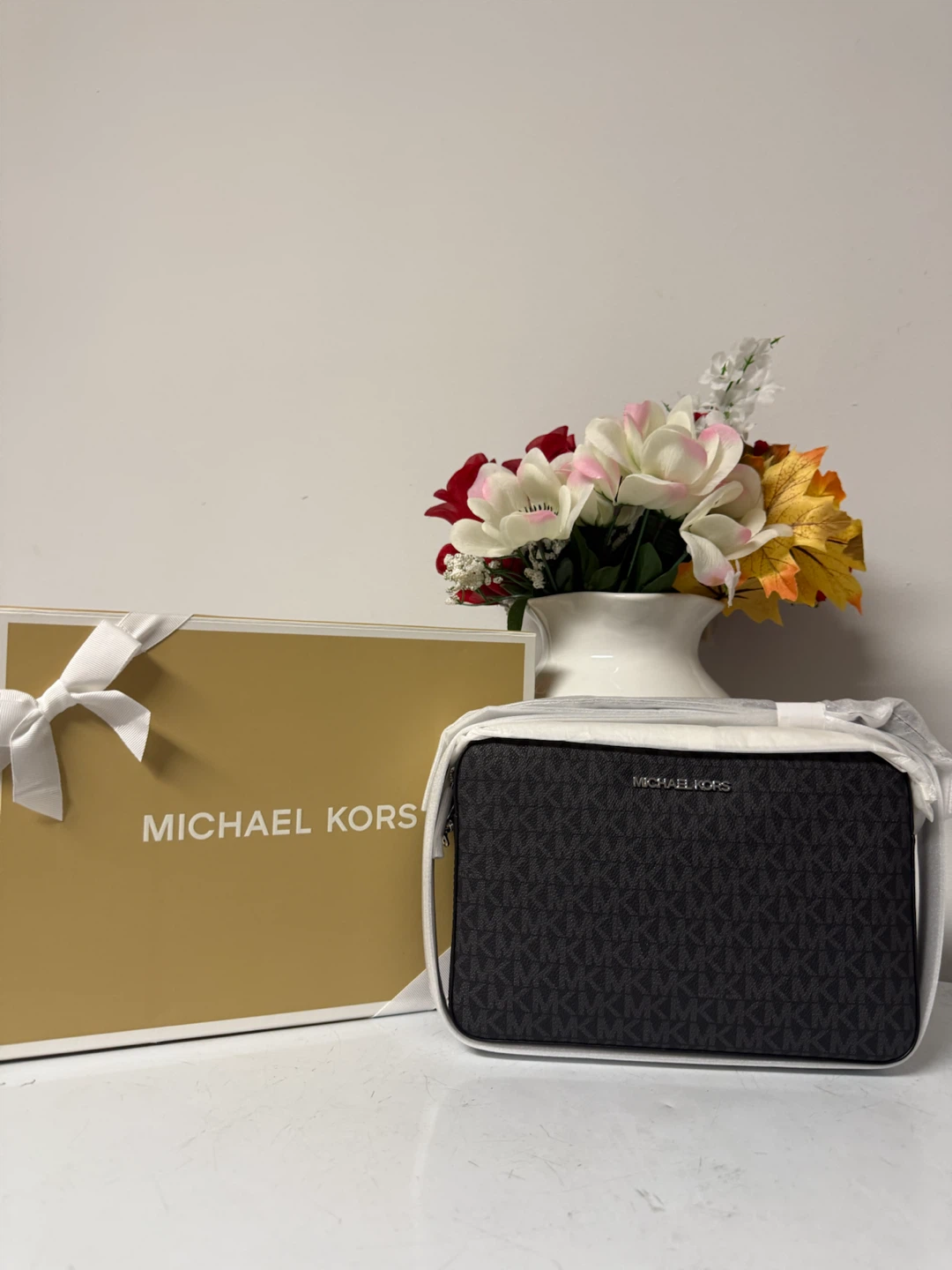 Michael Kors Monogram Crossbody Bag