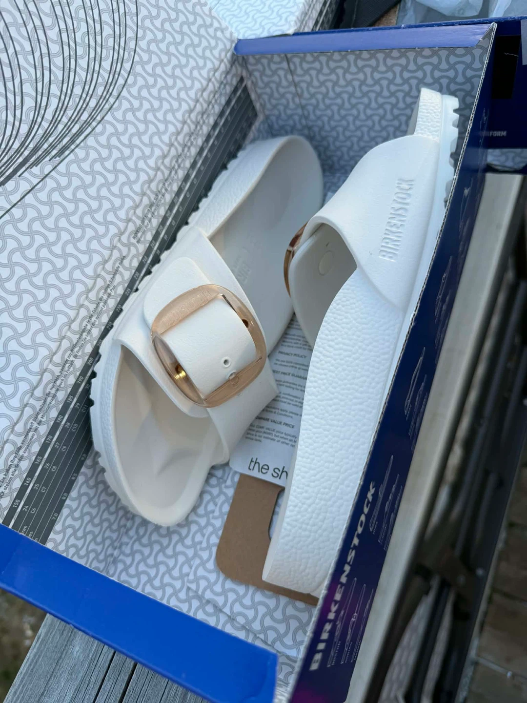 Birkenstock Madrid Big Buckle EVA Sandals - White - photo 3