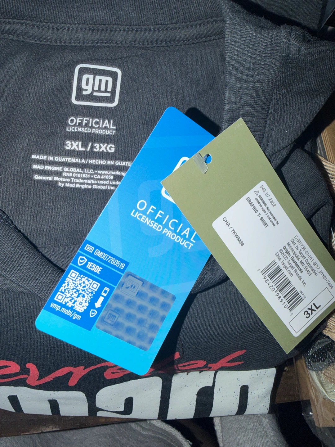 GM Official Chevrolet Camaro Graphic T-Shirt 3XL - photo 2