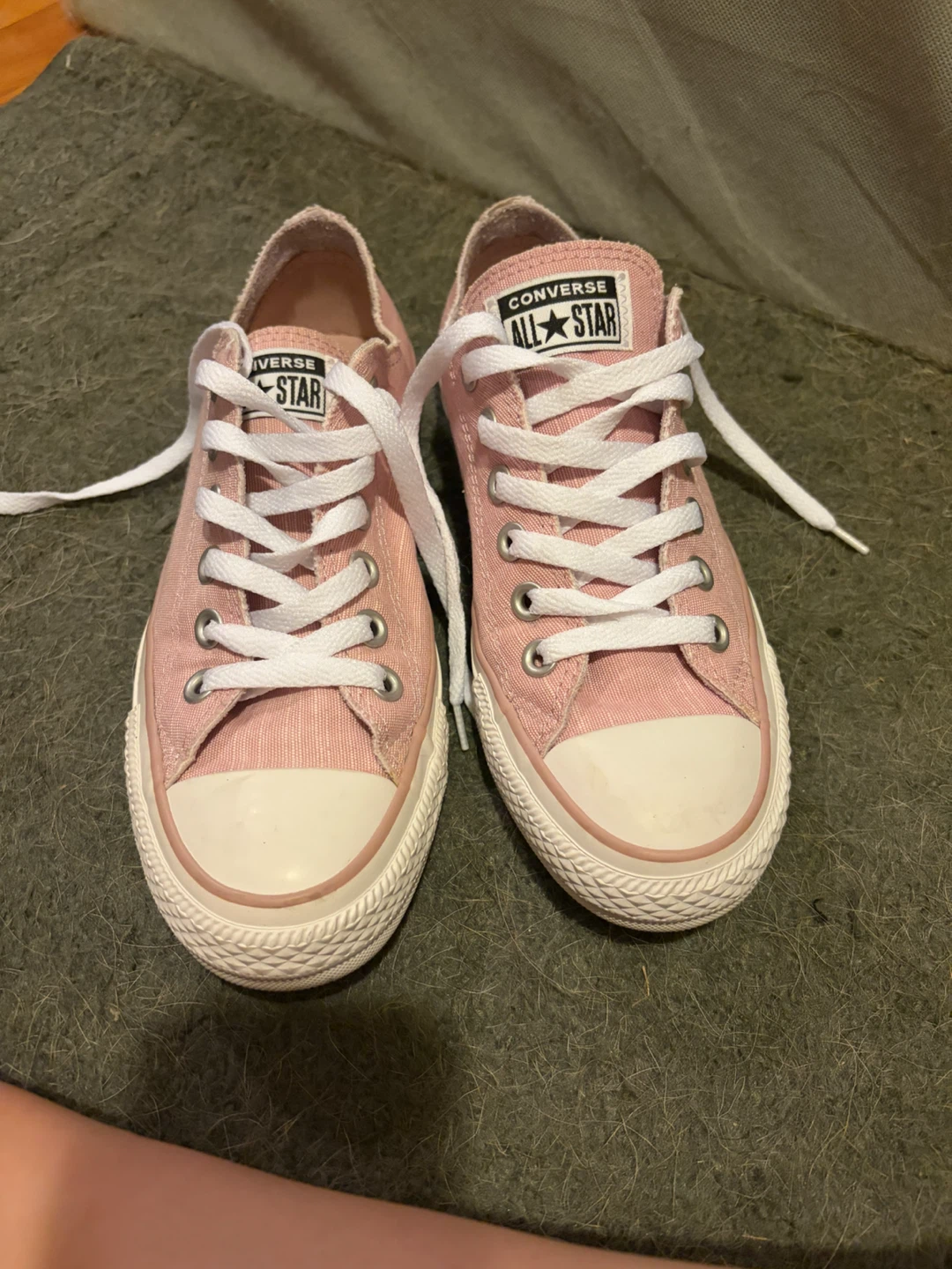 Pink Converse All Star Sneakers