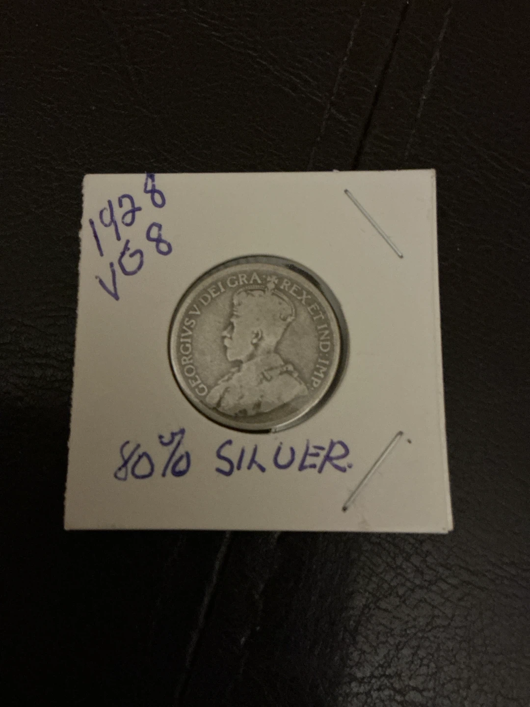 1928 25 Cent Coin - 80% Silver