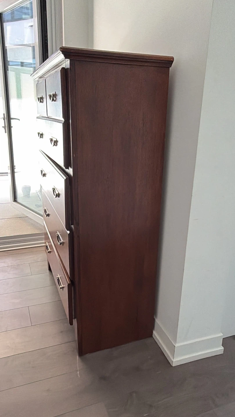 Wooden Tall Dresser Chest - photo 2