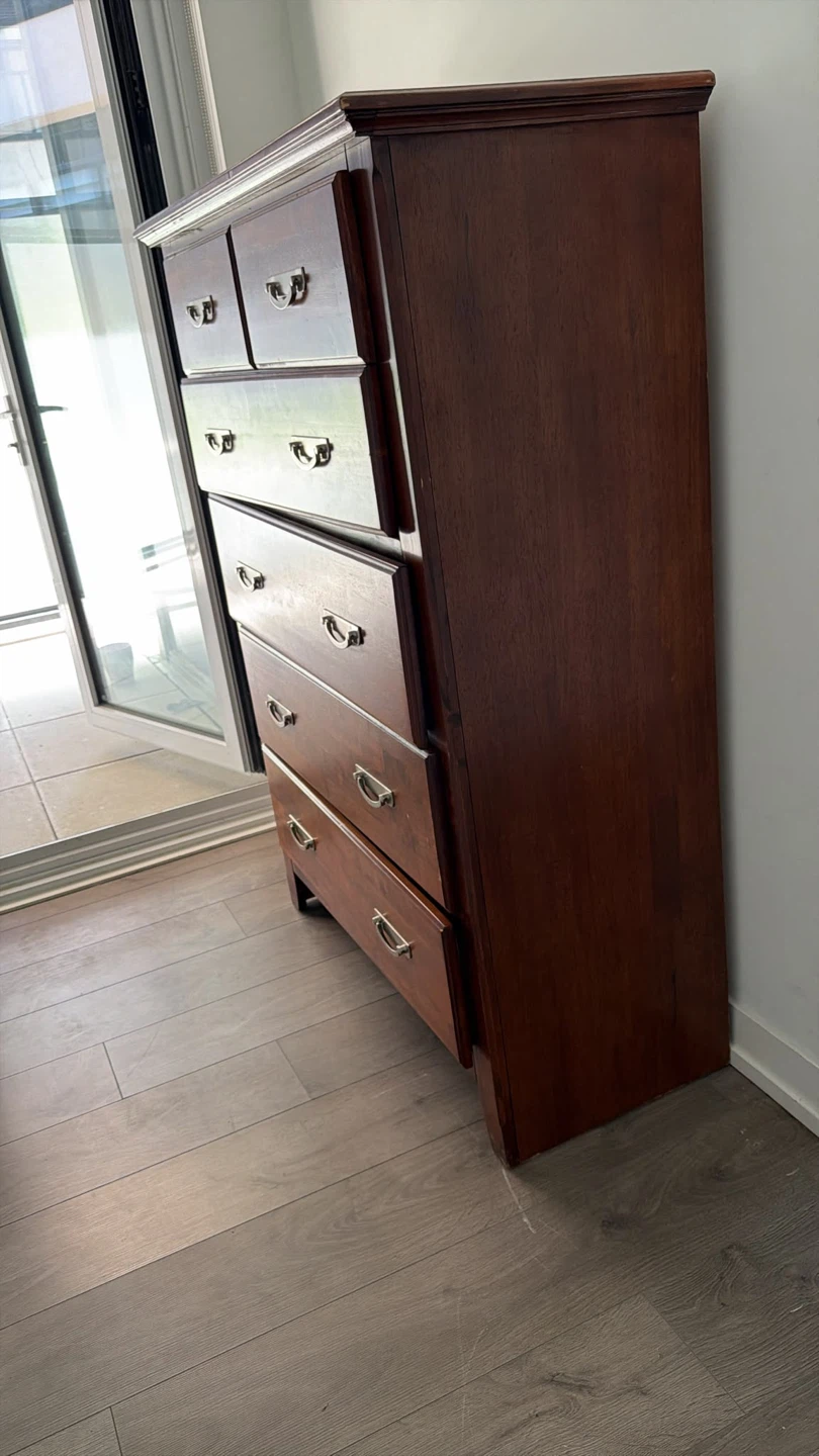 Wooden Tall Dresser Chest - photo 3