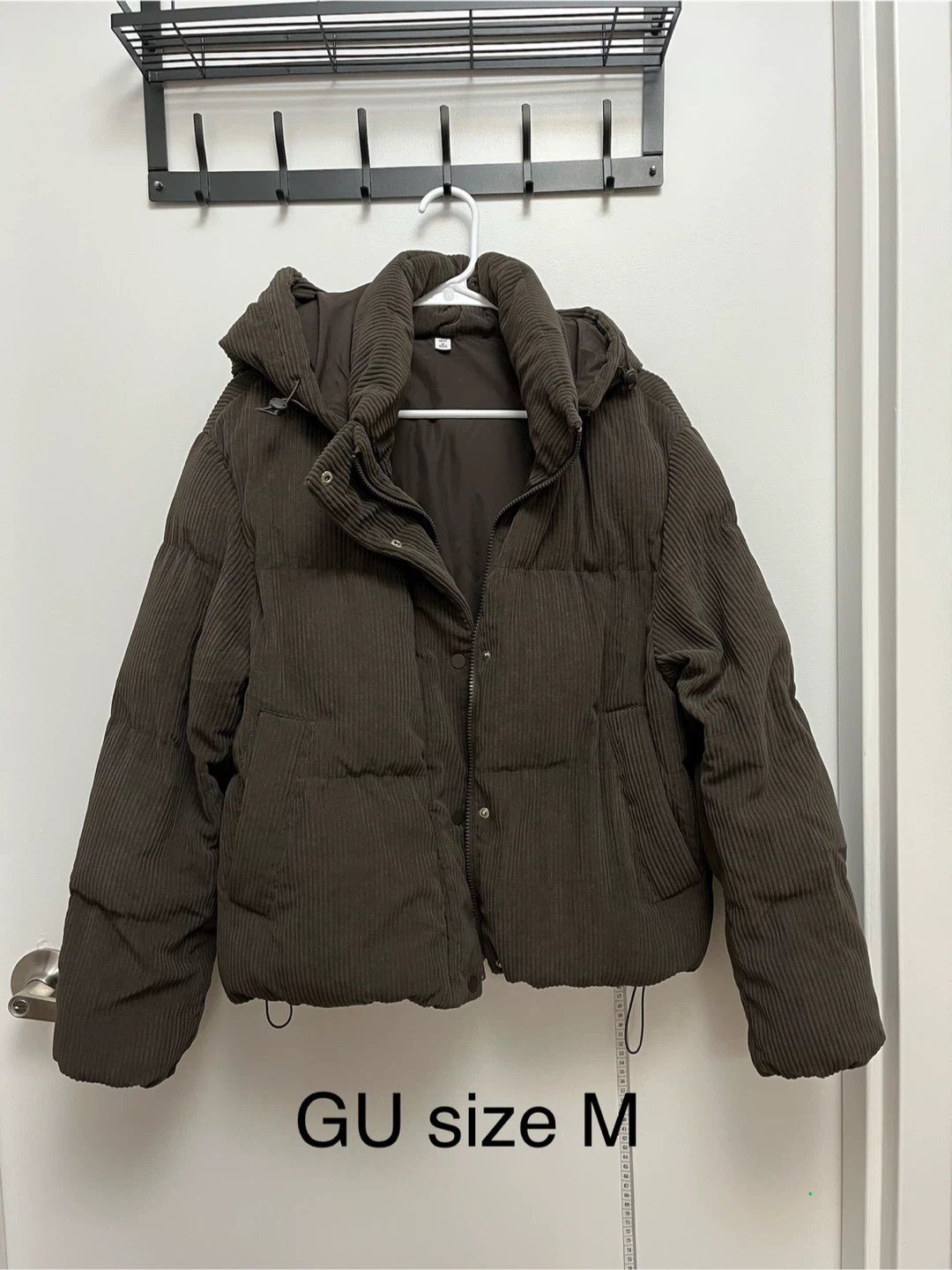 GU Puffer Jacket - Brown, Size M
