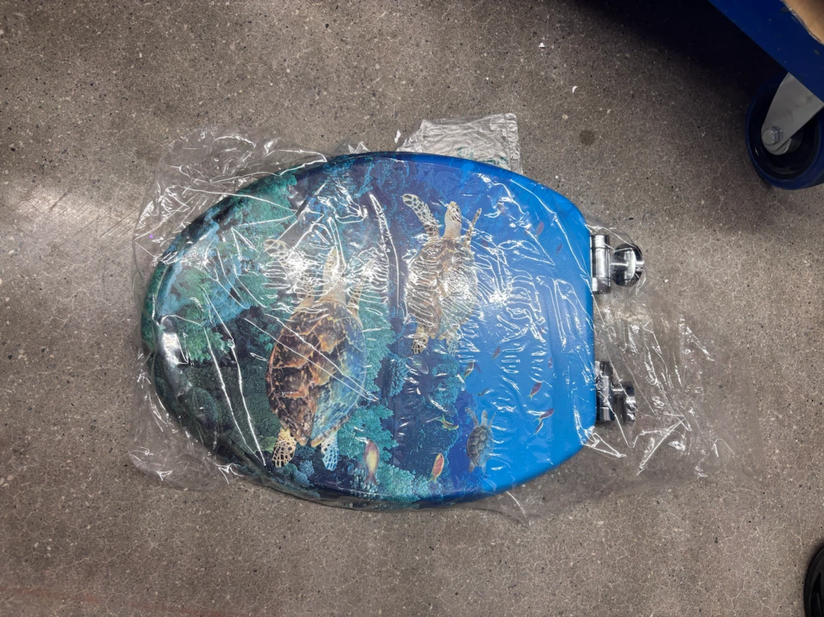 Decorative Toilet Seat - Ocean Turtle Design - photo 2