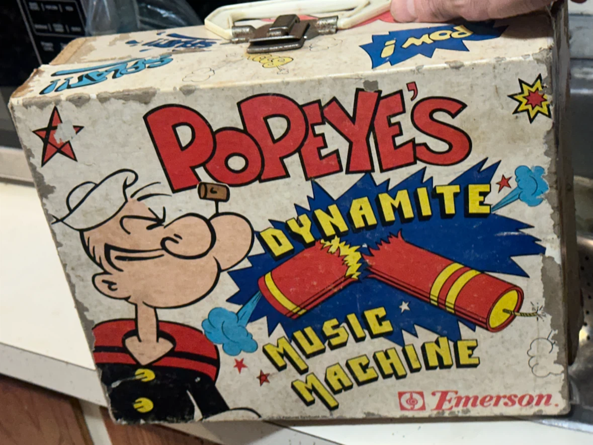 Vintage Emerson Popeye Record Player - photo 5