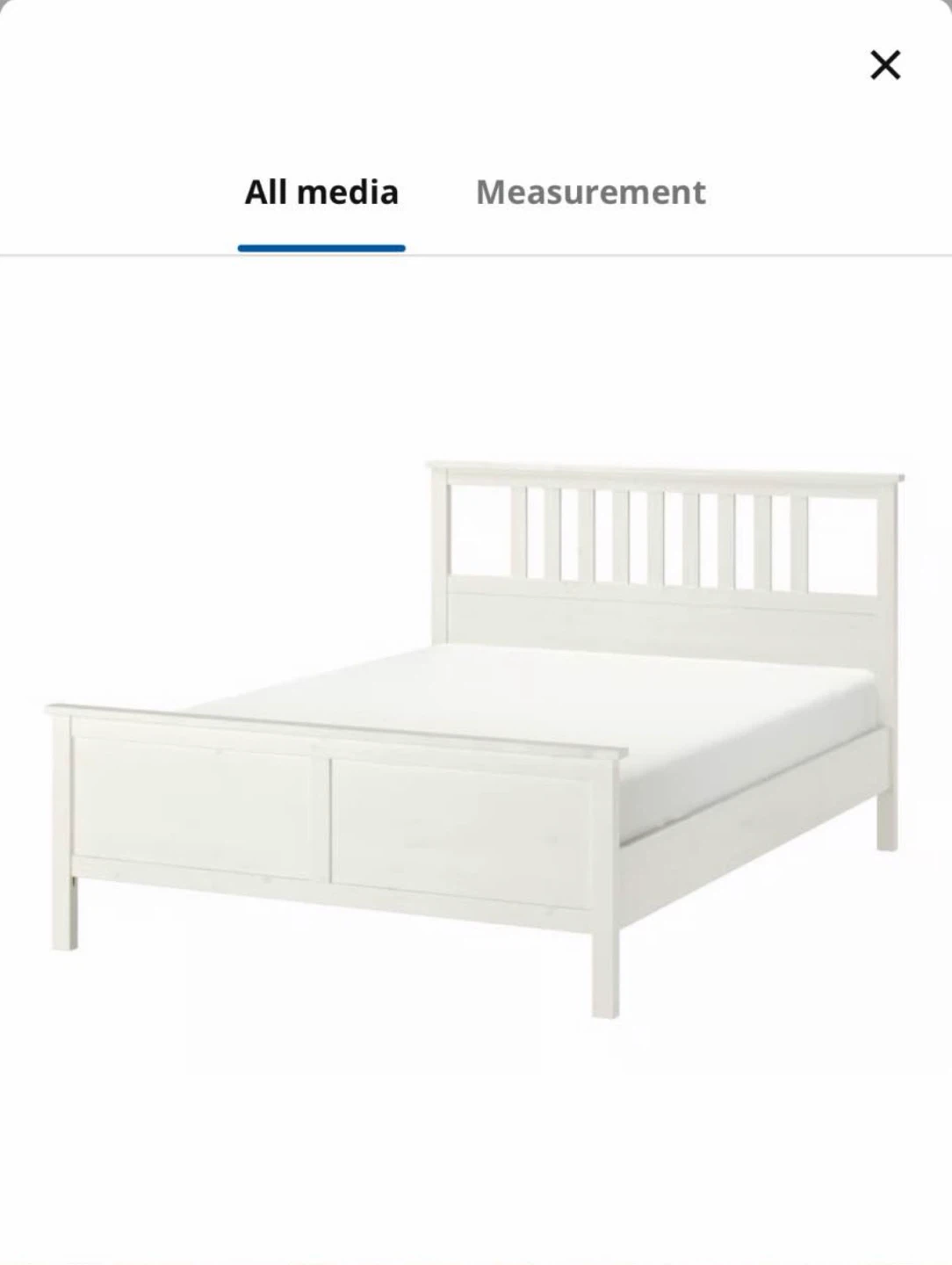 IKEA HEMNES Bed Frame - KING
