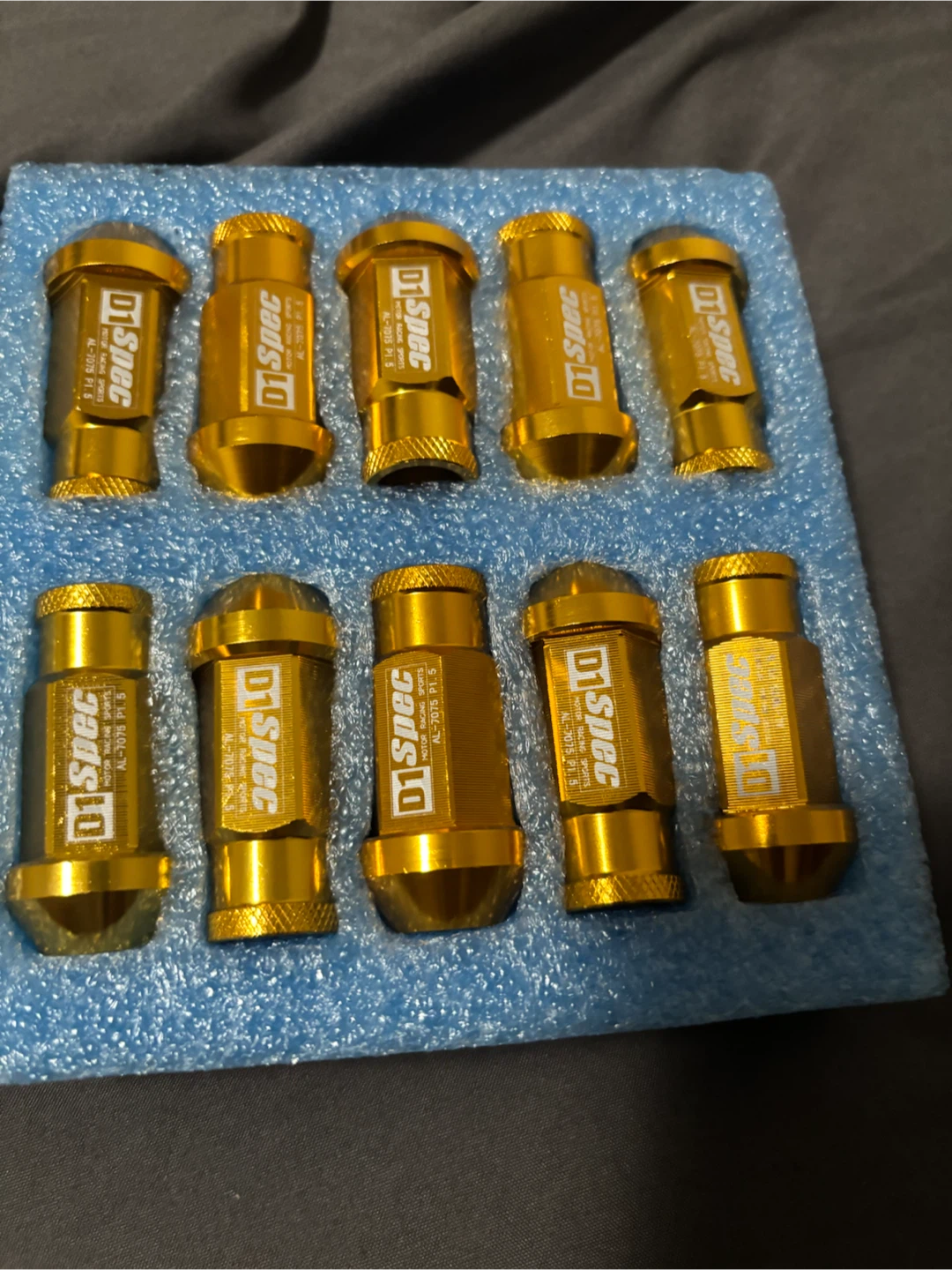 D1 Spec Racing Lug Nuts - Gold - photo 4