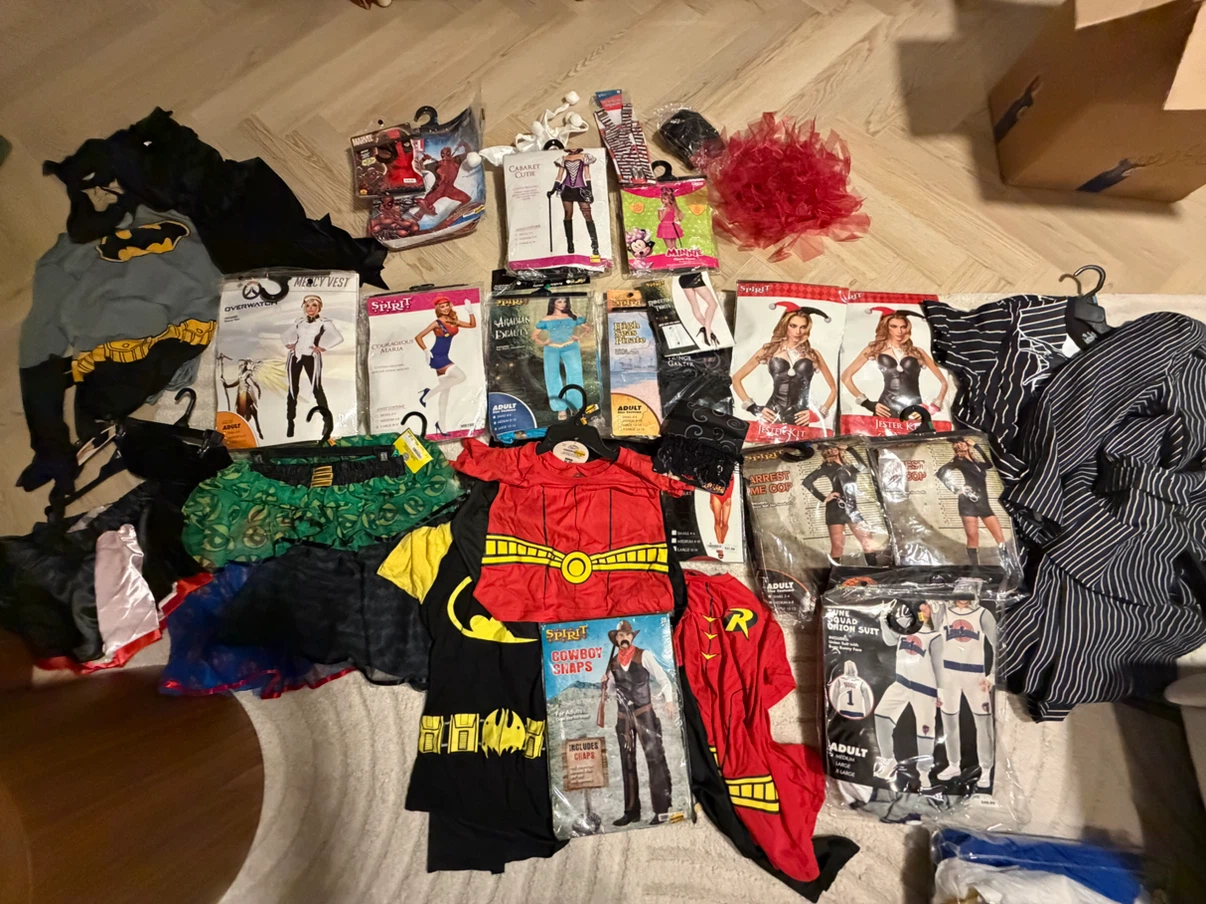 Assorted Adult Halloween Costumes