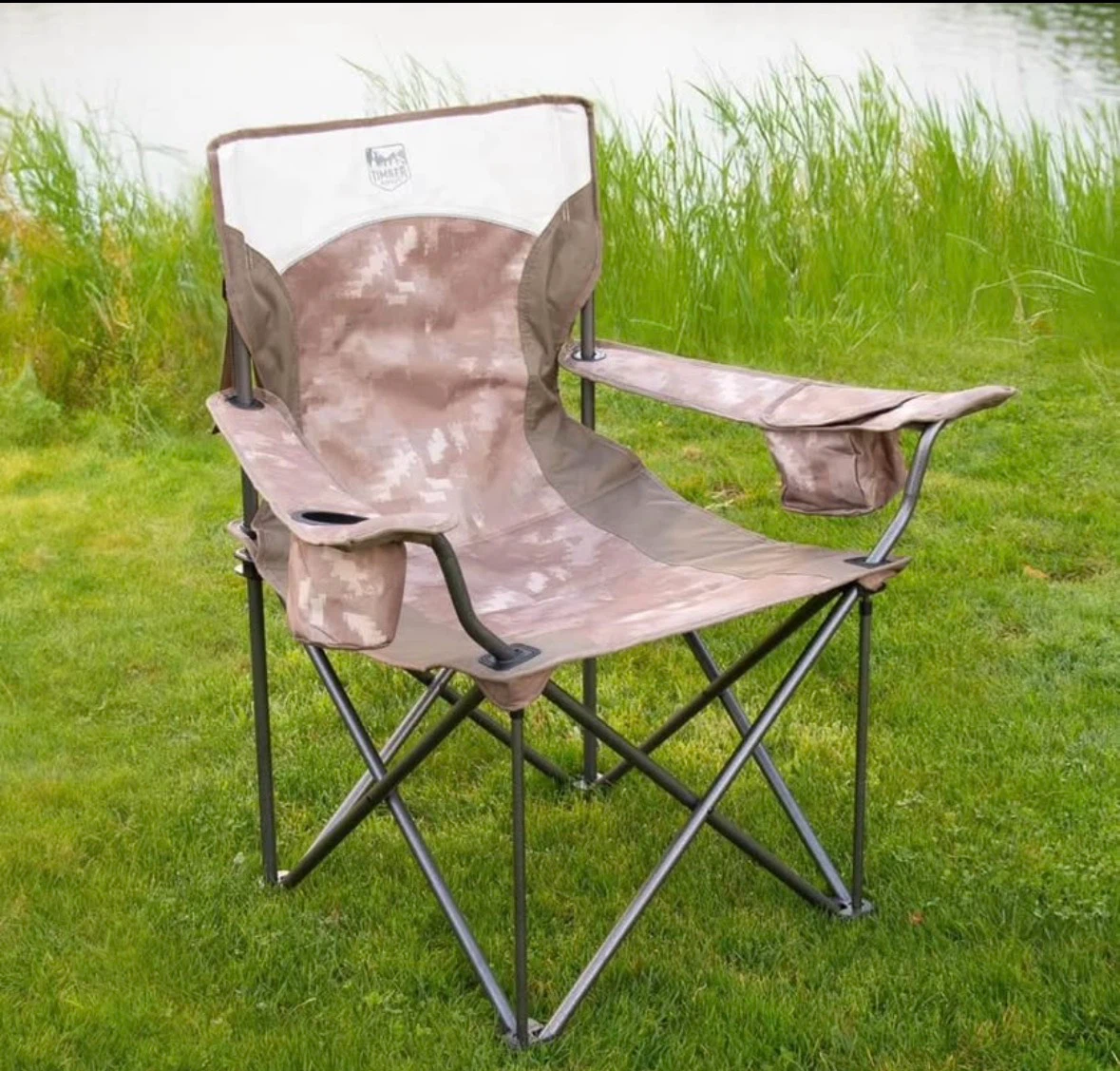 Timber Ridge Camping Chair with Cup Holder