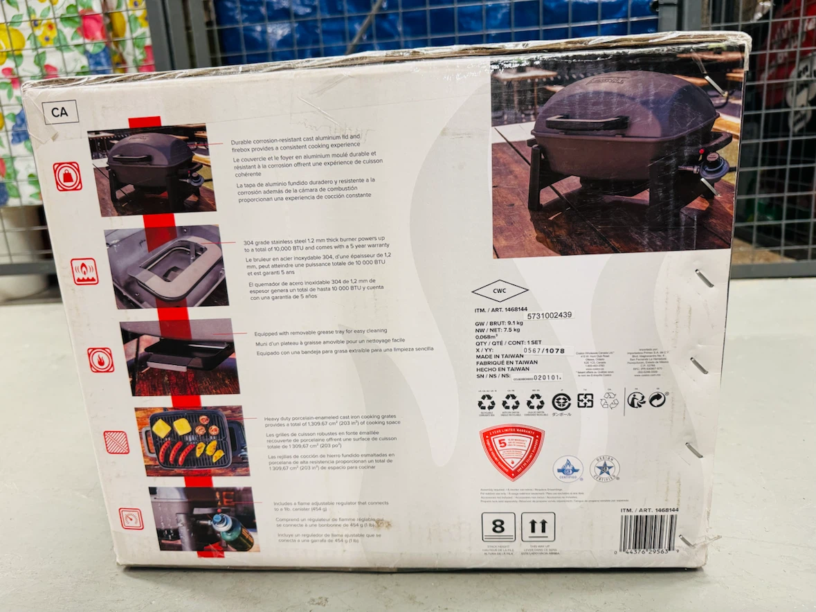 Nexgrill Portable 1-Burner Table Top BBQ Gas Grill - photo 4