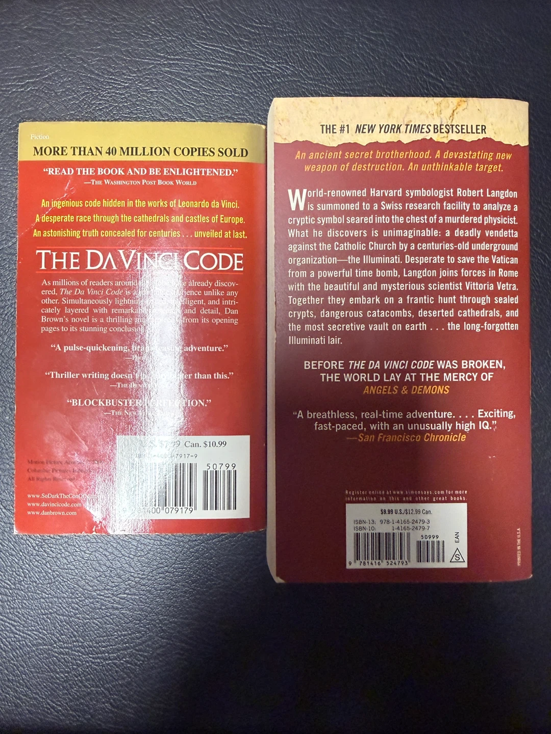 Dan Brown Angels & Demons and The Da Vinci Code Paperback Book - photo 4