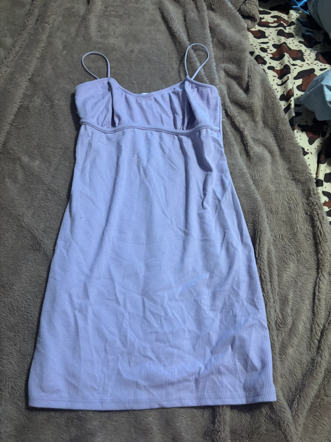 Ardene Lavender Ribbed Camisole Dress