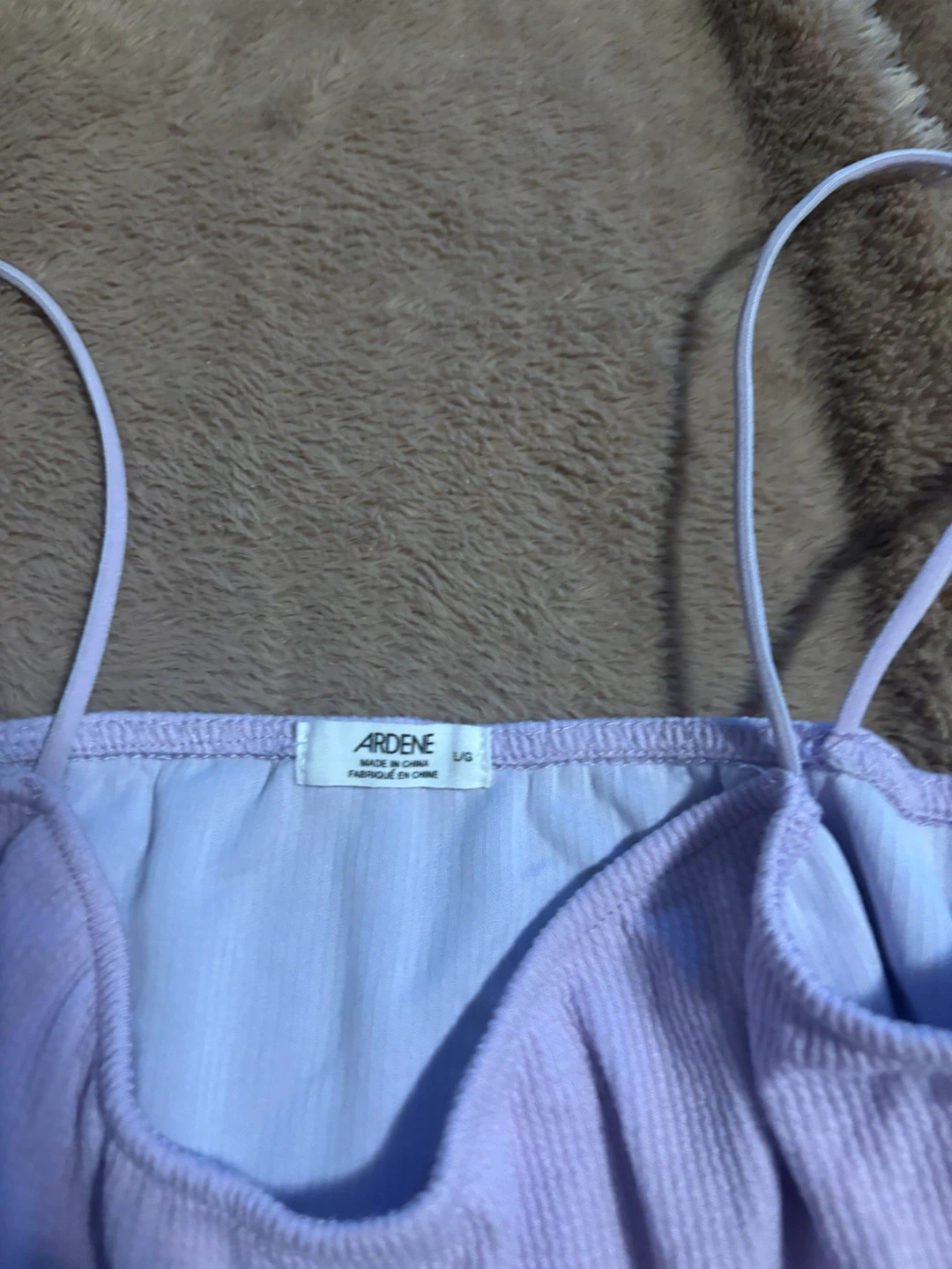 Ardene Lavender Ribbed Camisole Dress - photo 2