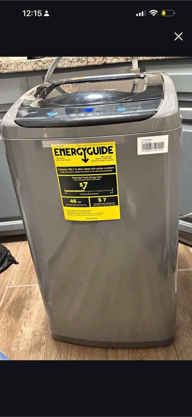 Comfee washing machine 0.9 cubic