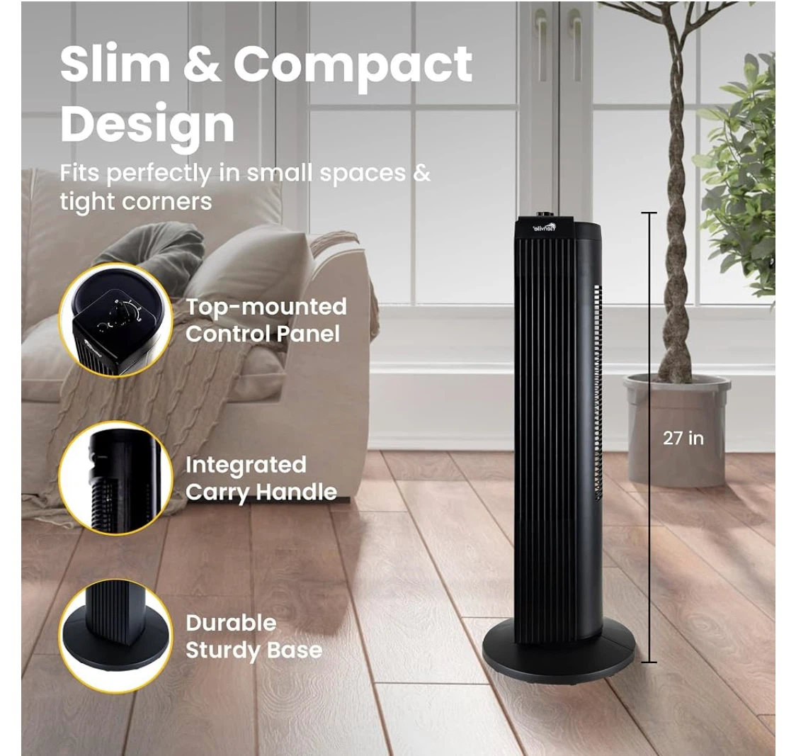 Senville 27" Oscillating Tower Fan - photo 5