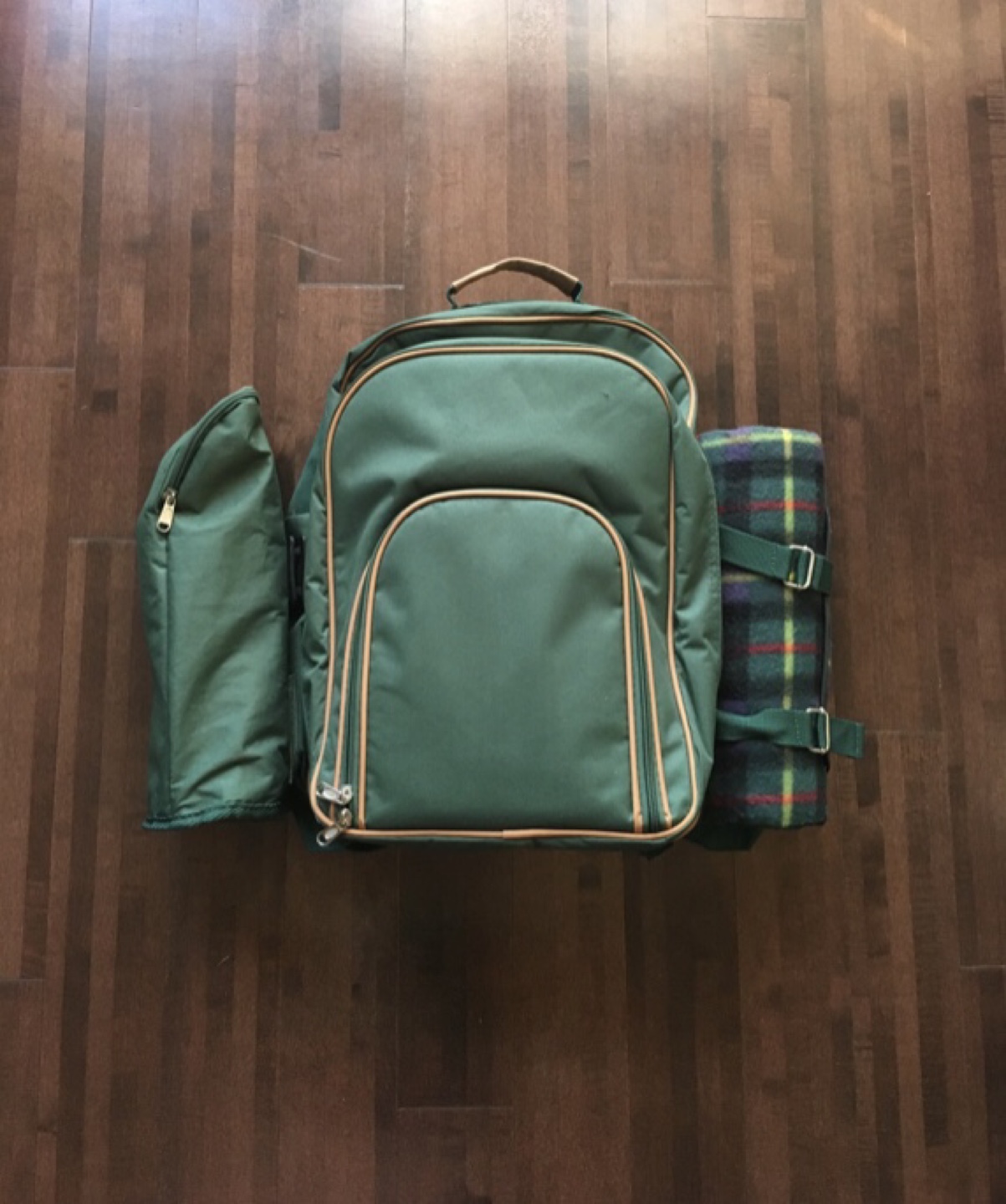 Picnic Backpack Set with Blanket