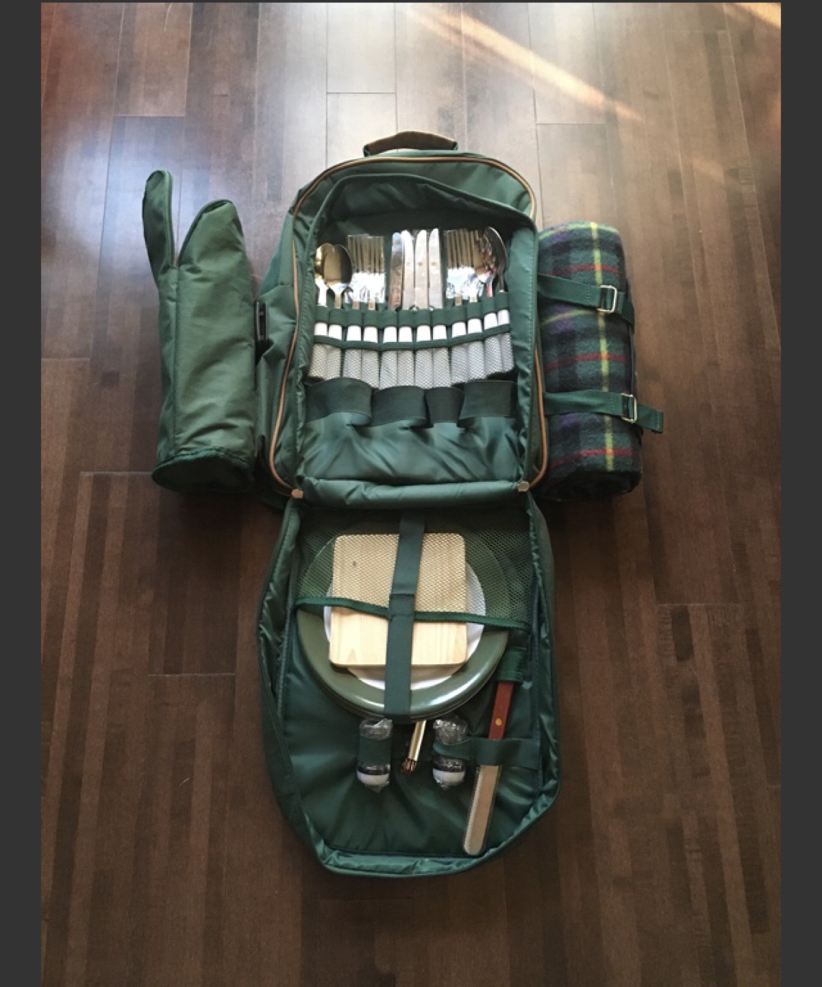 Picnic Backpack Set with Blanket - photo 4