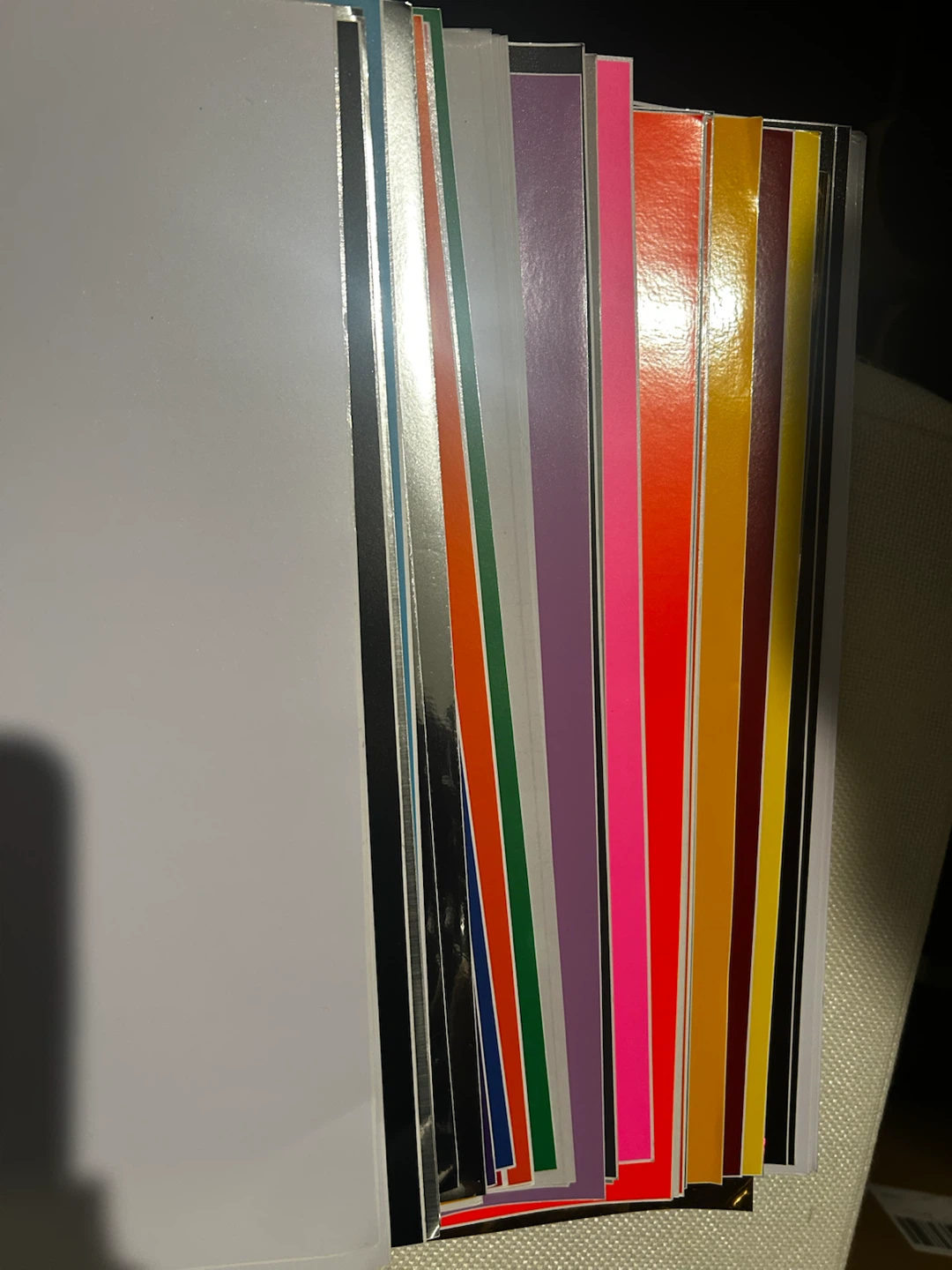 45 PCS Assorted Colour Vinyl Sheets (12in x 12in) - photo 2