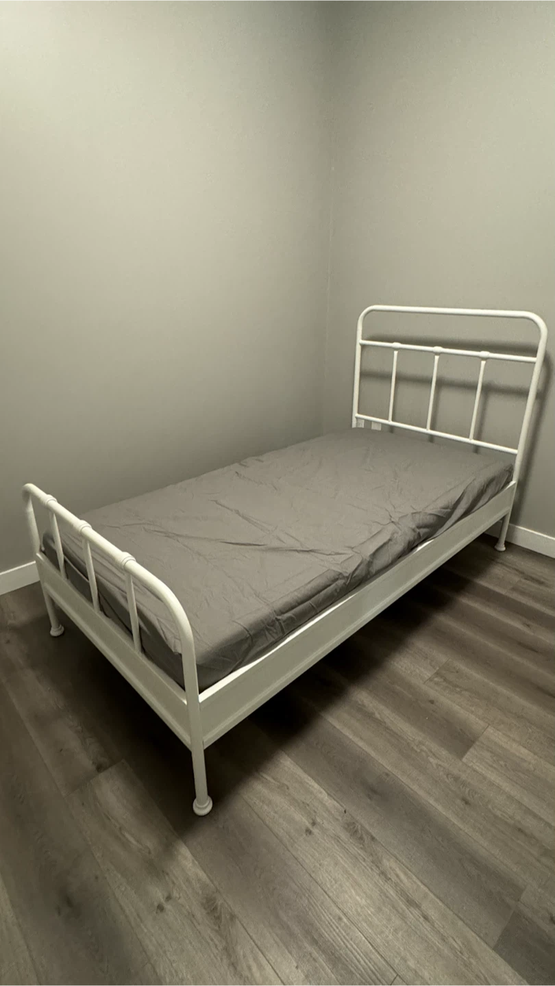 IKEA Twin Bed Frame & Foam Mattresses - Like New! - photo 2