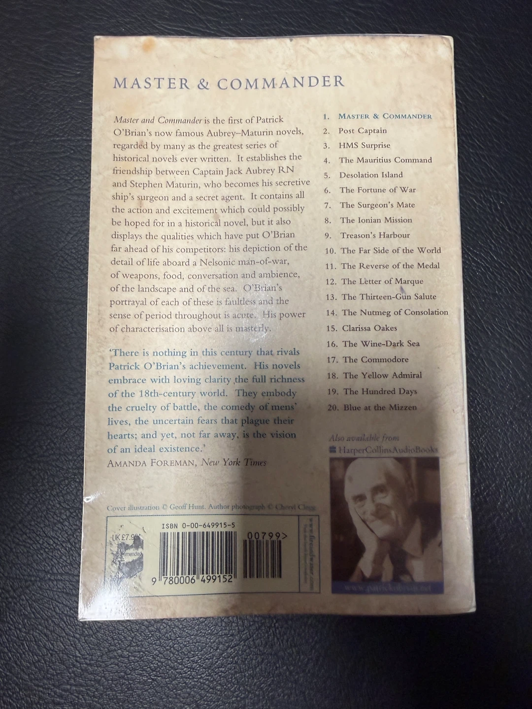 Patrick O'Brian Master & Commander Paperback Book - photo 2