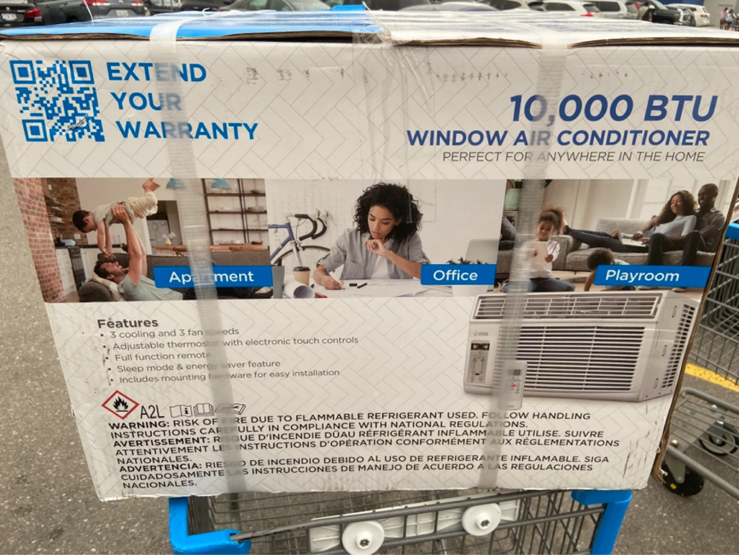 Commercial Cool; 10,000 BTU, unopened window A/C unit - photo 4
