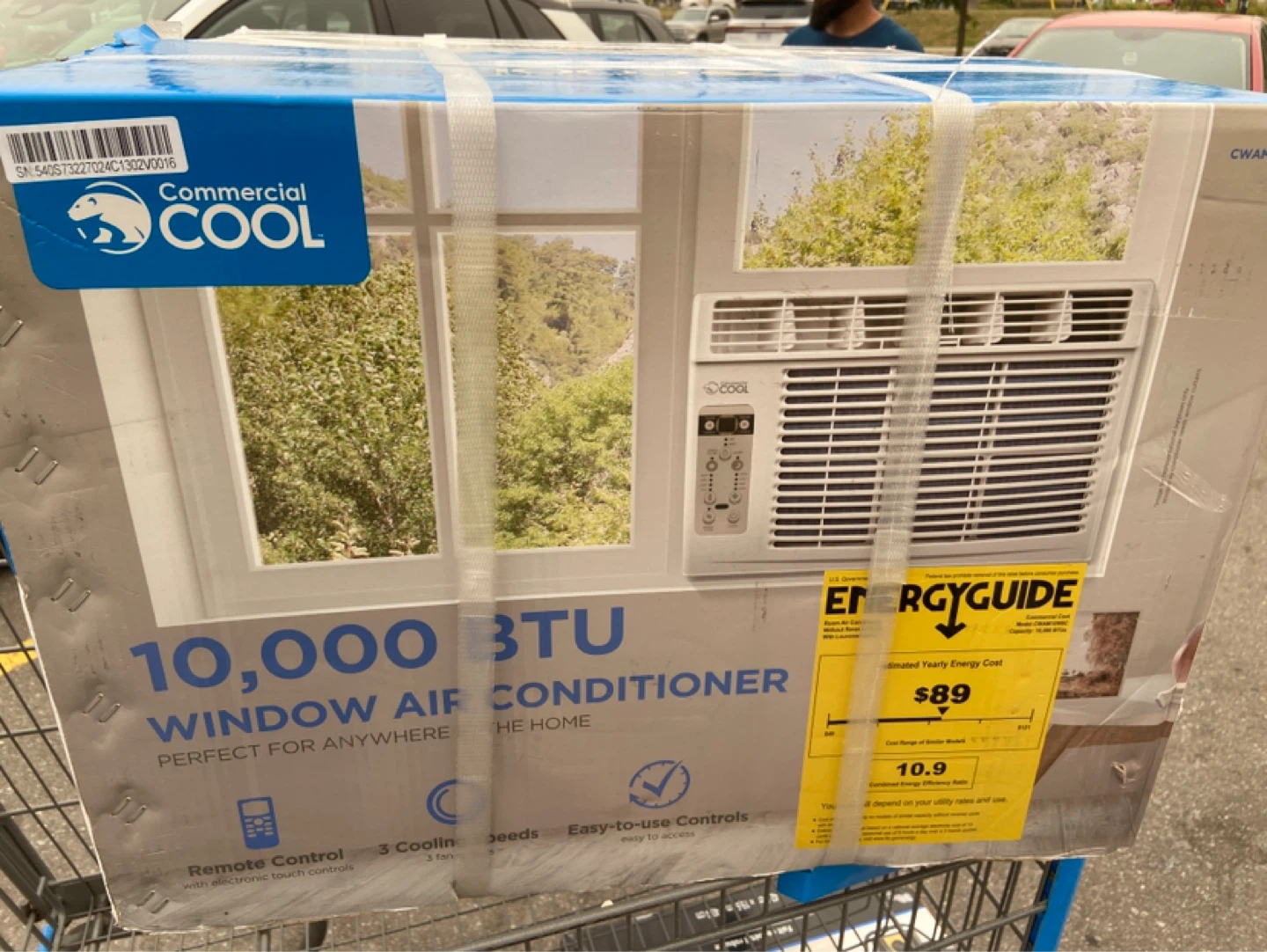 Commercial Cool; 10,000 BTU, unopened window A/C unit - photo 3