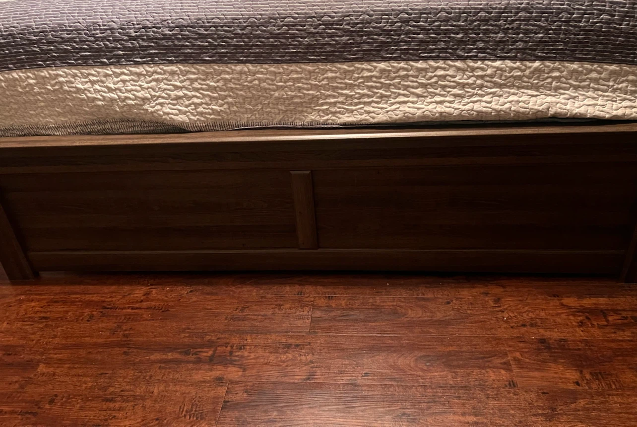 King Wooden Bed Frame with Headboard- no mattress - photo 5