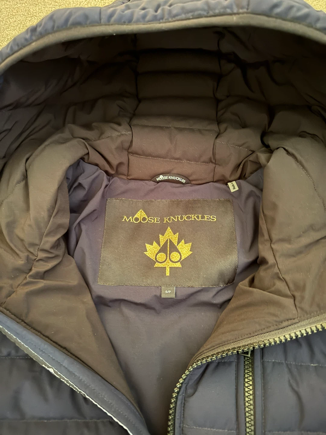 Moose Knuckles Navy Puffer Jacket - photo 3